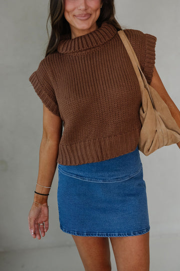 Bradleigh Sweater-Chocolate