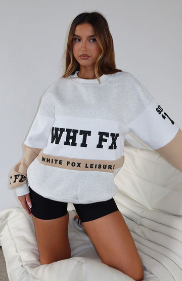 Latest And Greatest Oversized Sweater Neutral