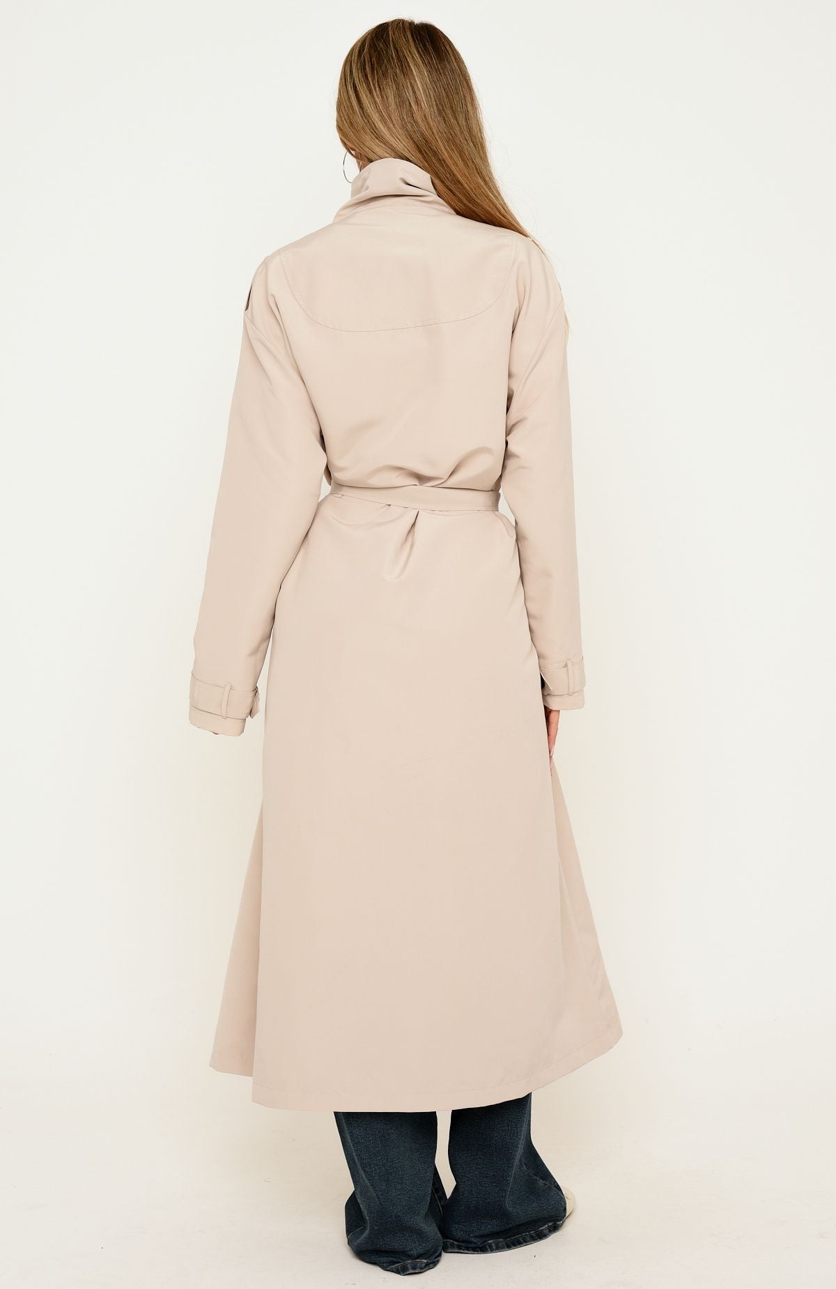 Araminta Trench Coat Beige