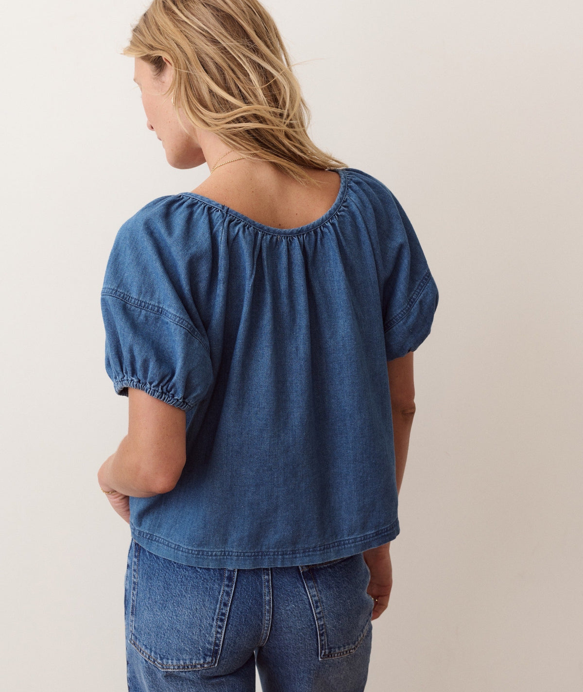 Gia Denim Blouse