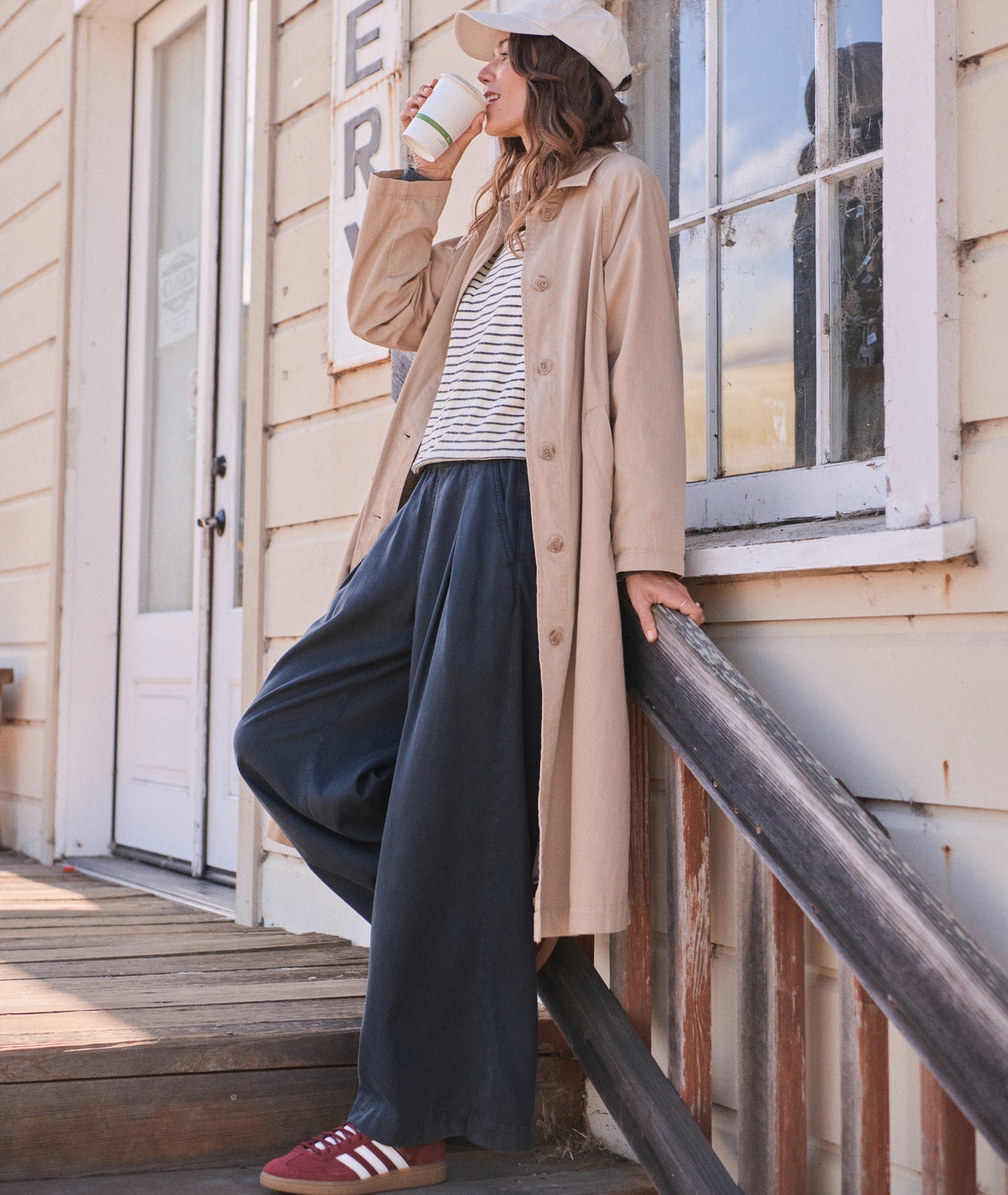 Hayes Twill Trench Coat