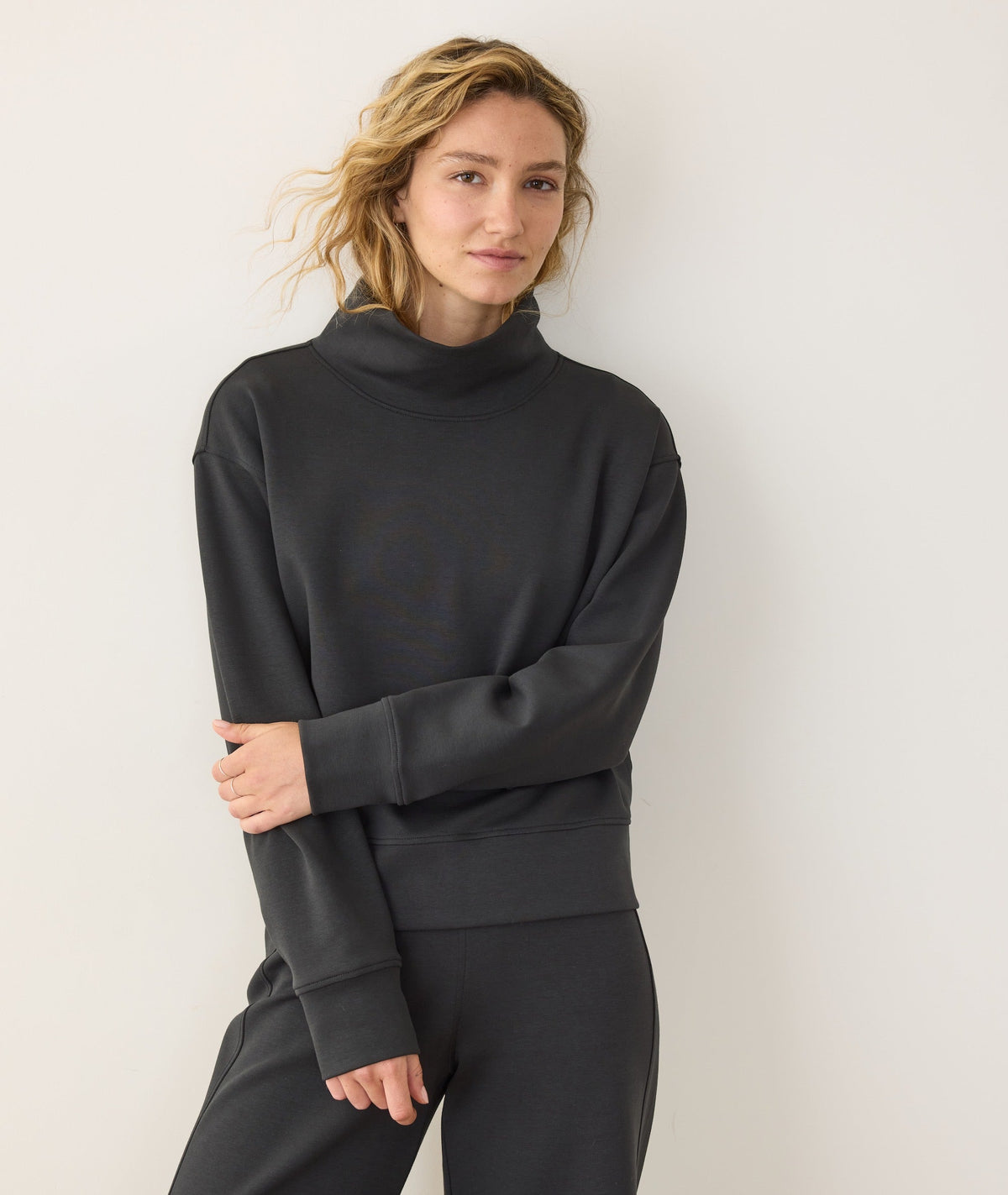 Nova Mock Neck Sweatshirt
