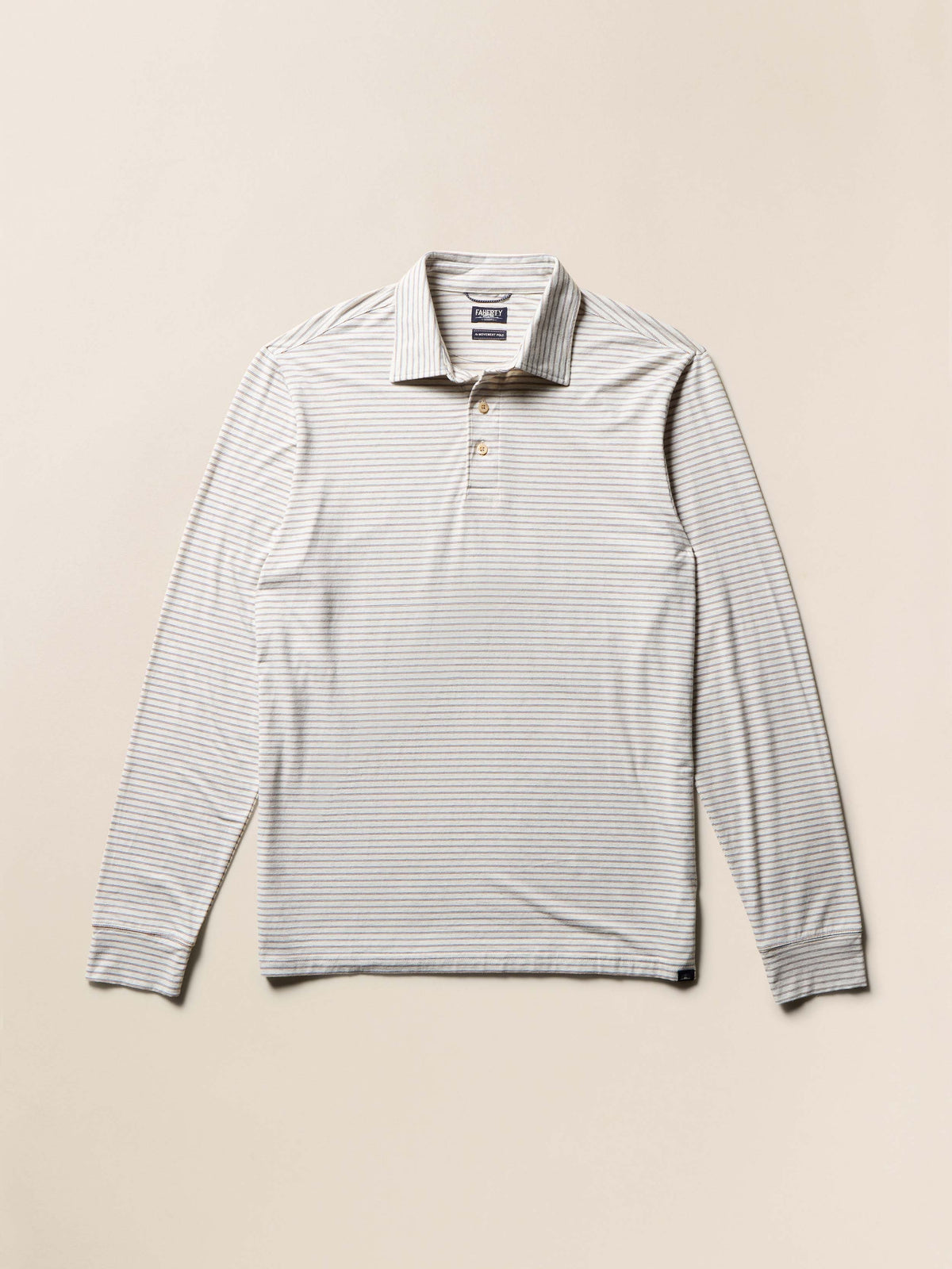 Long-Sleeve Movement Polo - Logan Creek Stripe