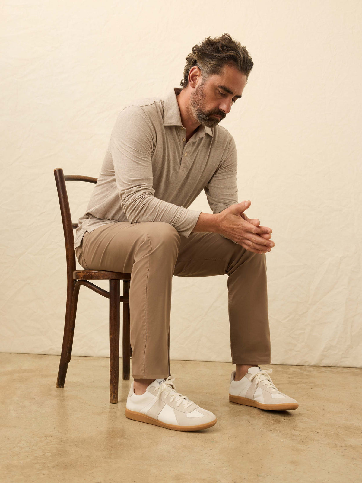 Long-Sleeve Movement Polo - Mountain Bark Feeder