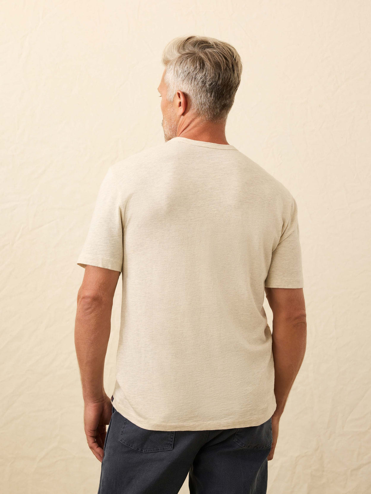 Nazare Sunwashed Tee - Island Dune Heather
