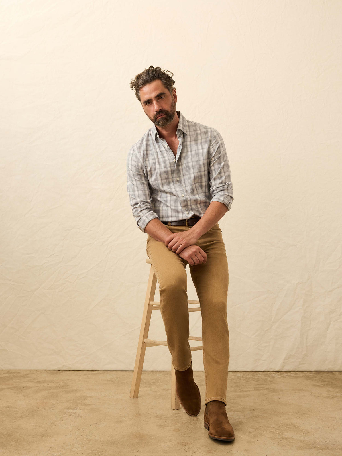 The Movement Shirt - Grey Falls Plaid