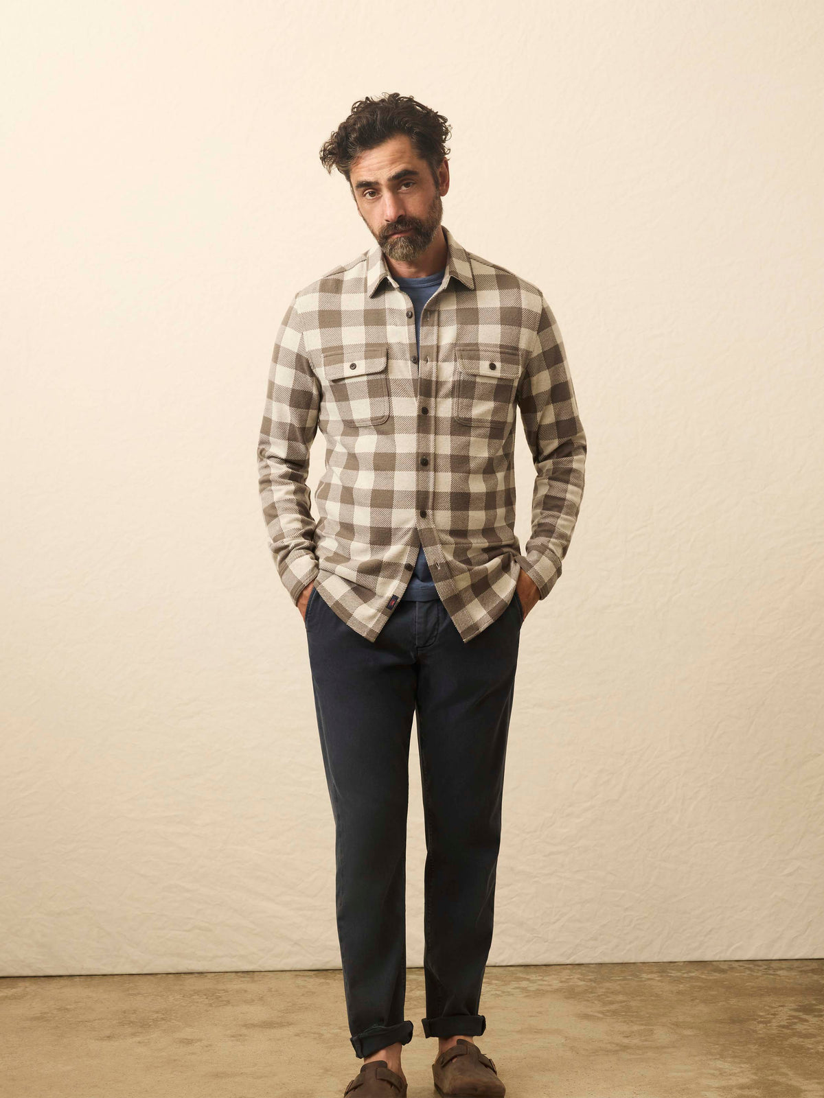Legend Sweater Shirt - Brown Oat Buffalo