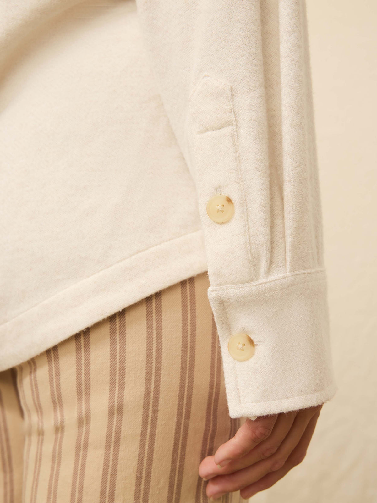 Legend Sweater Overshirt - Off White