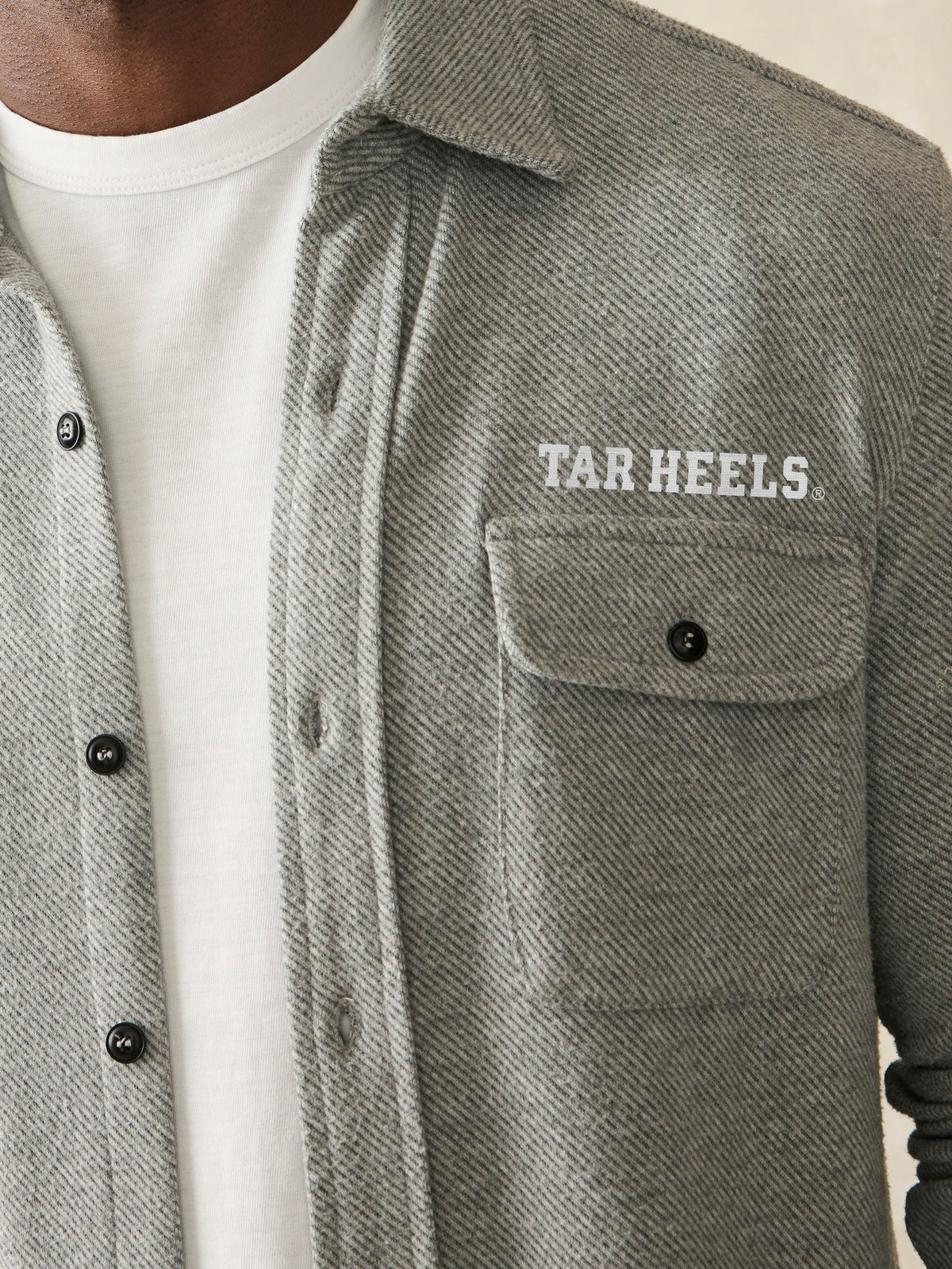 University of North Carolina Legend Sweater Shirt - Fossil Grey Twill