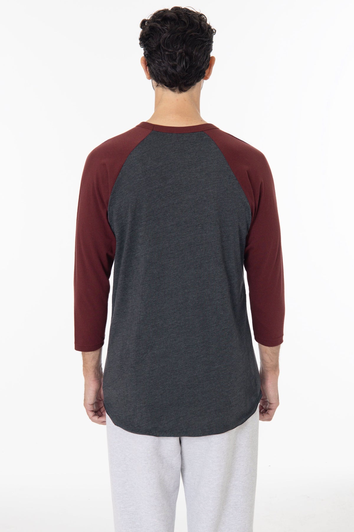 FF53 - 3/4 Sleeve Poly Cotton Raglan