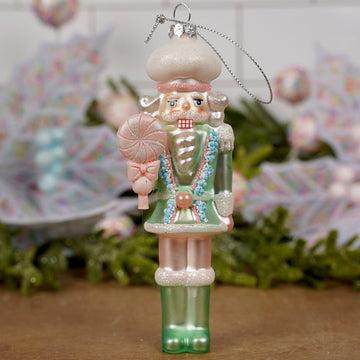 Pastel Nutcracker Christmas Ornament