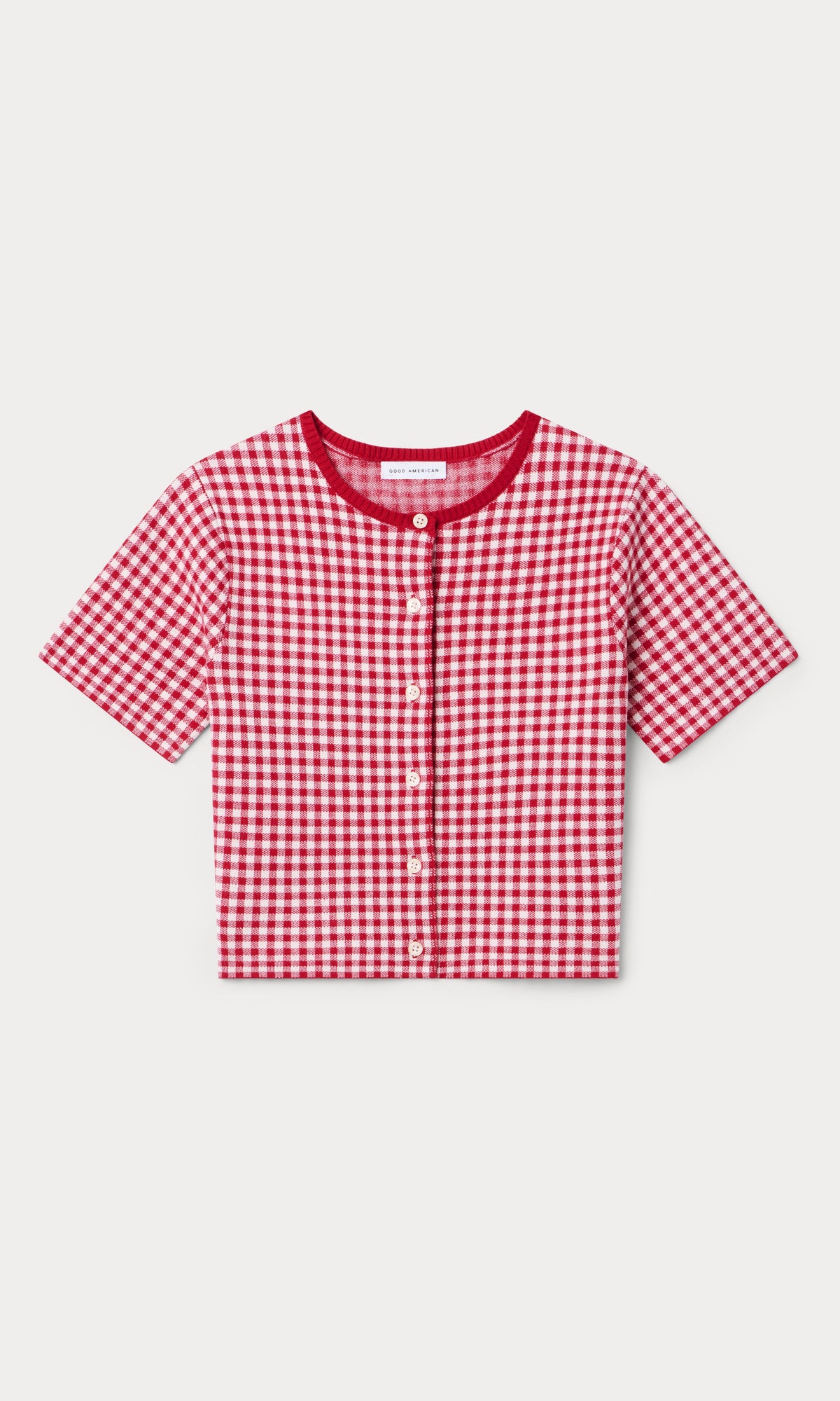 THE KEEPSAKE CARDIGAN | CHERRY GINGHAM