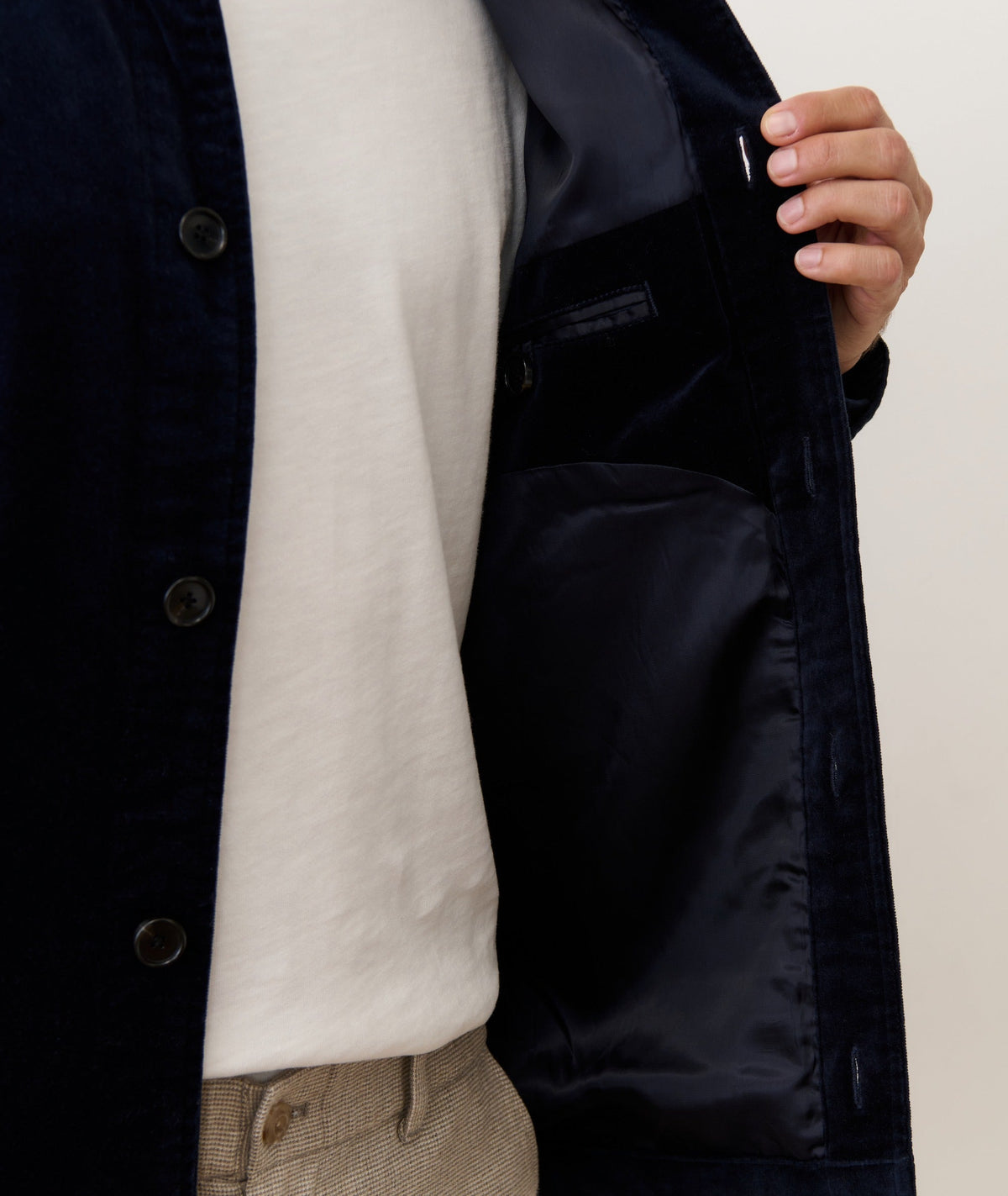 Lorenzo Velvet Overshirt