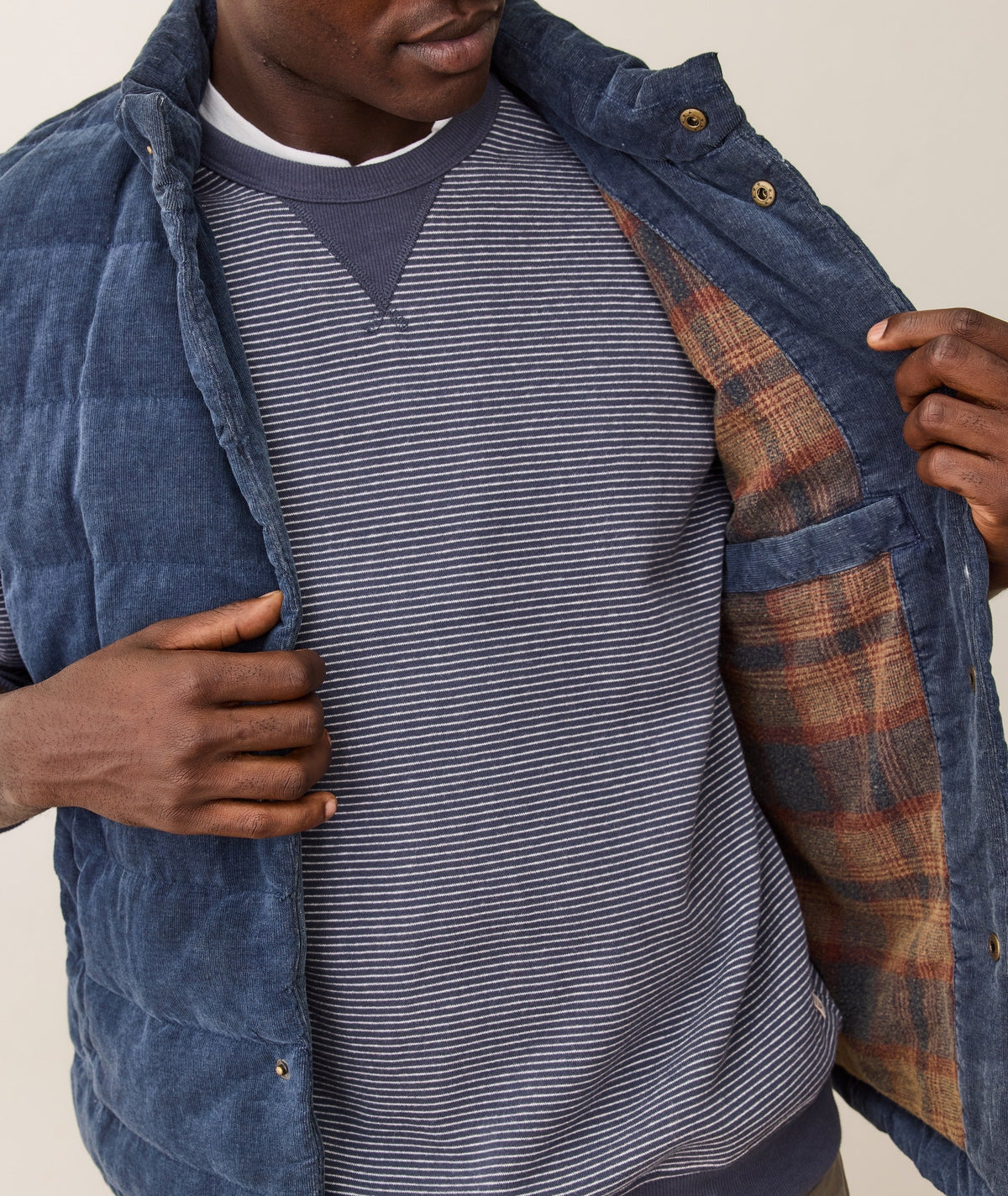 Palisades Cord Puffer Vest