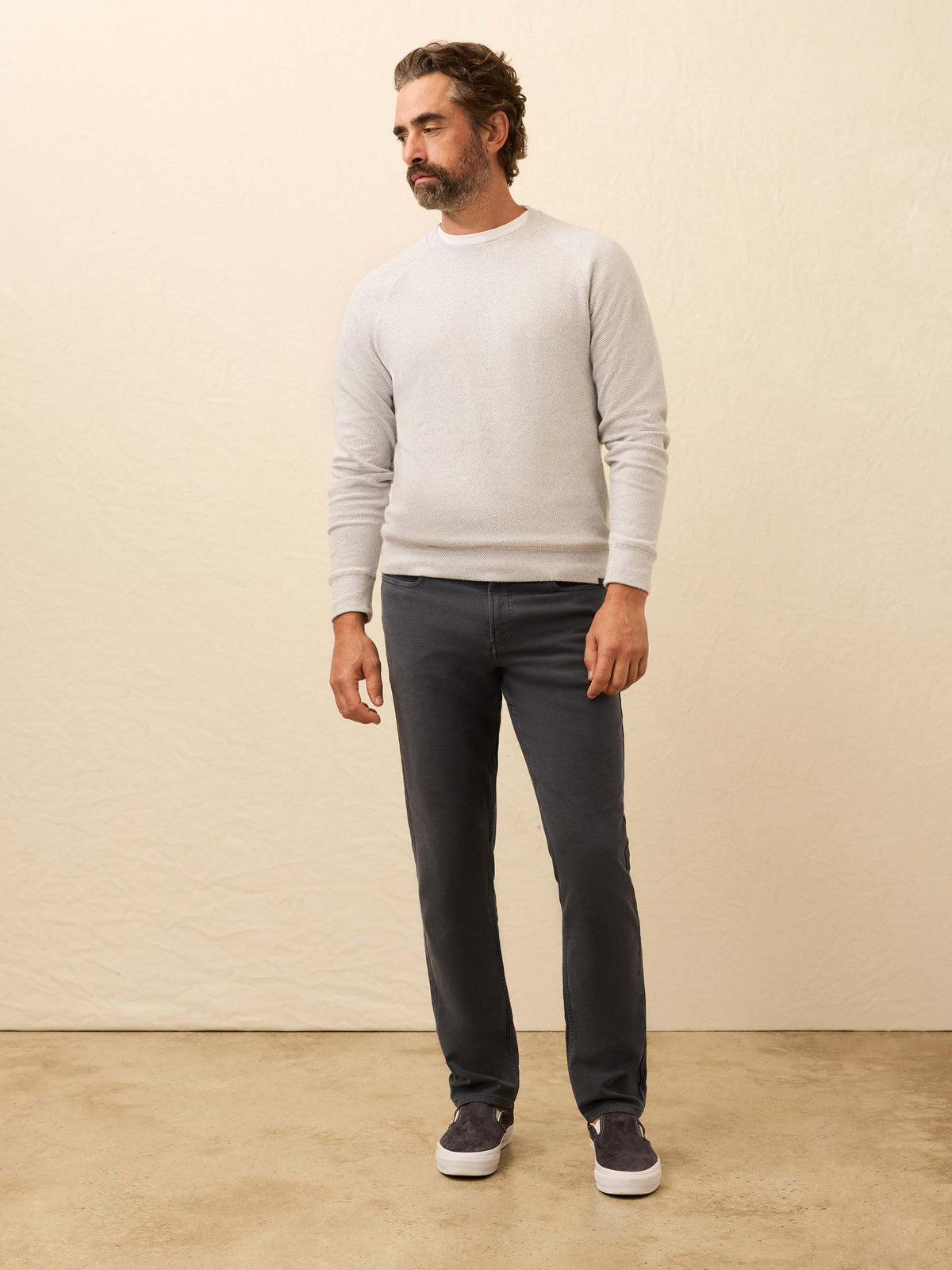 Legend Sweater Crew - Light Heather Grey