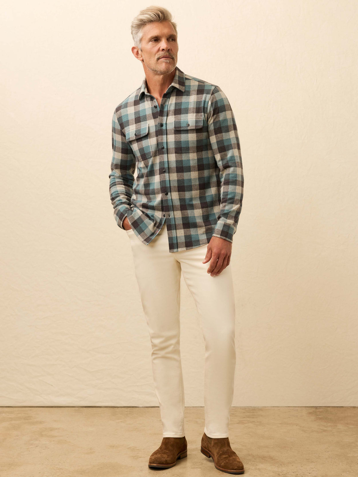 Legend Sweater Shirt - Atlantic Stone Buffalo