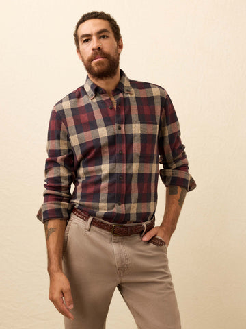 Legend Sweater Shirt (Single Pocket) - Burchfield Plaid
