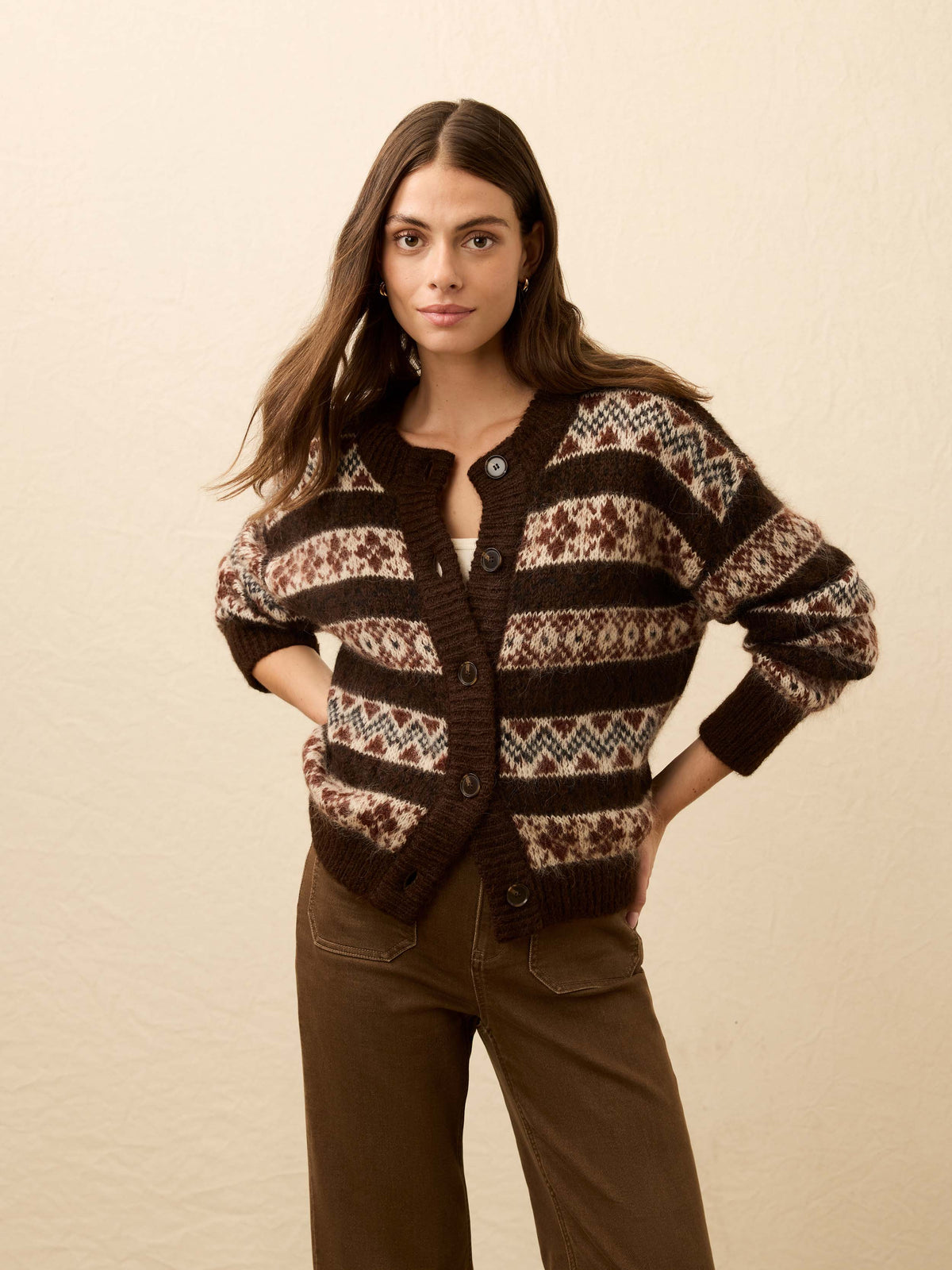 Wildwood Cardigan - Chestnut