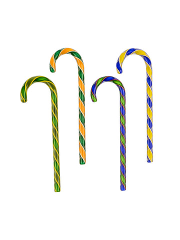 Hand Blown Glass Candy Canes