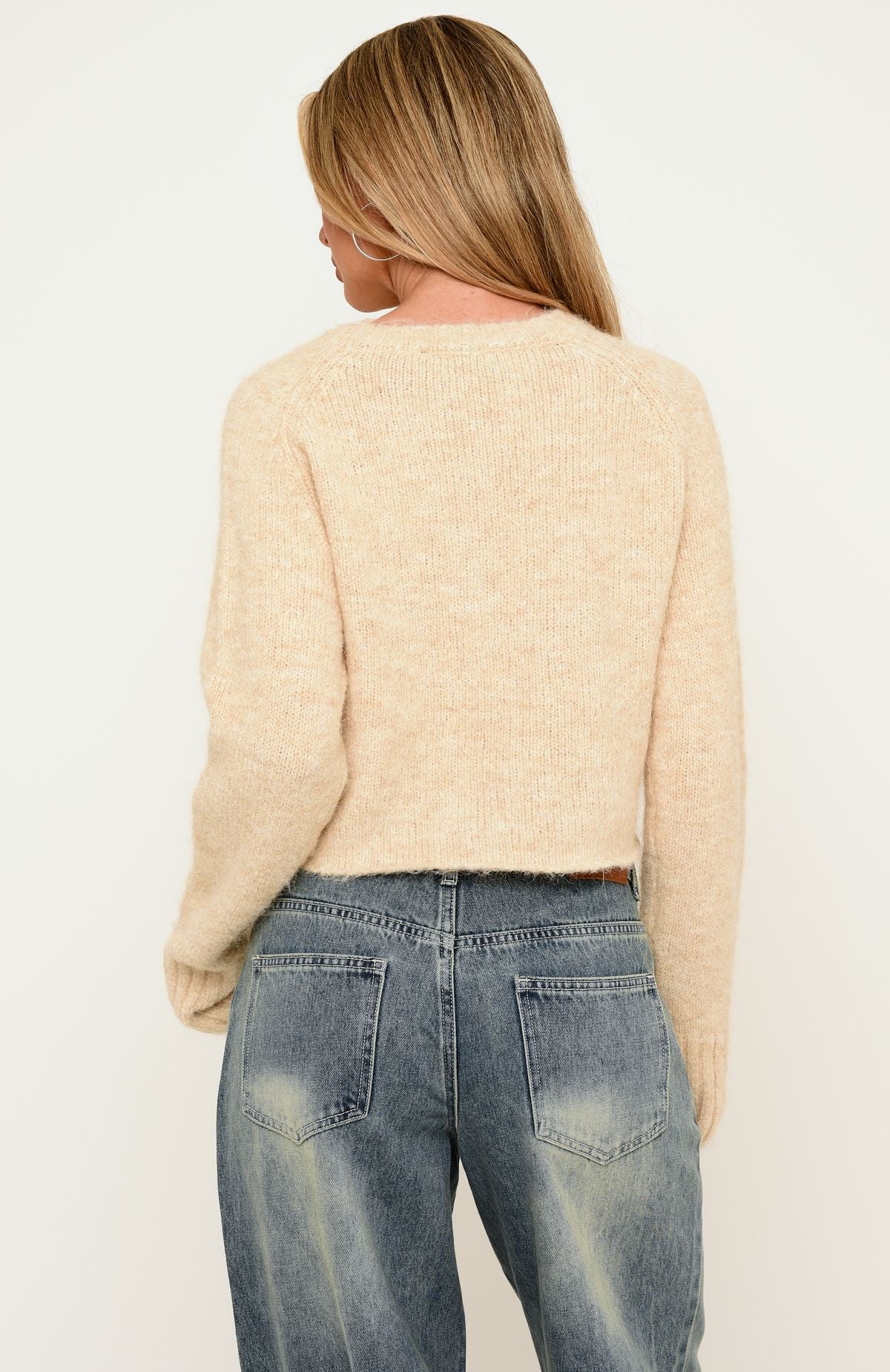 Guinevere Knit Sweater Light Oat