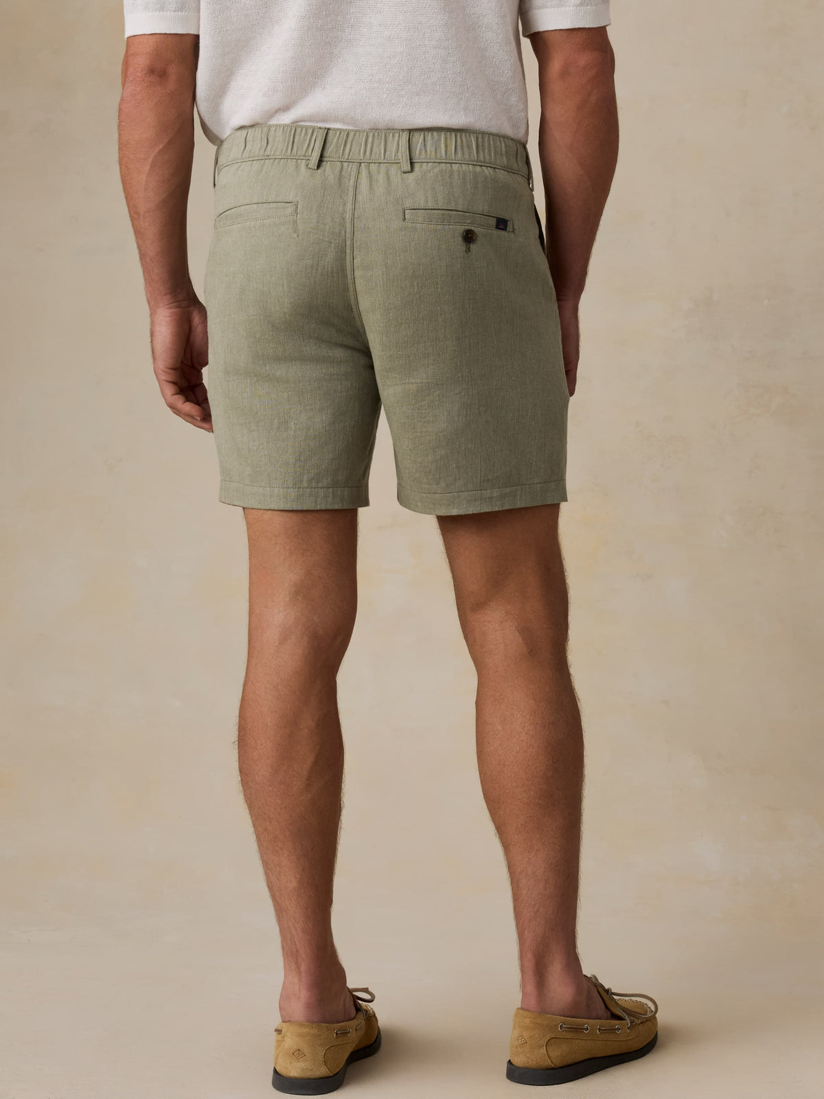 Movement Linen Short - Sage Cliff