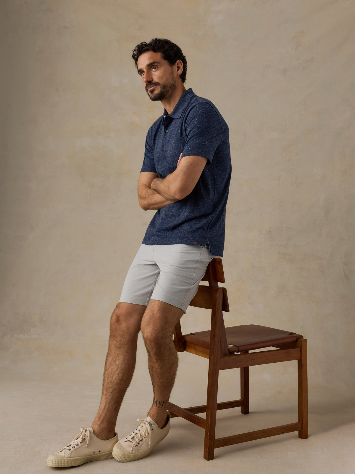 Short-Sleeve Breeze Polo - Midnight Skies Heather