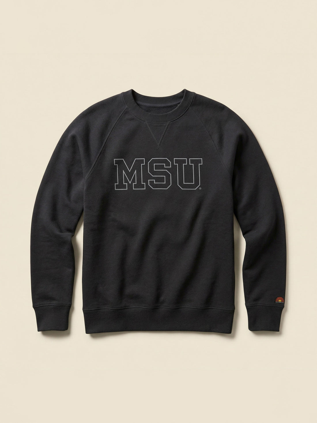 Michigan State High Standard Fleece Crew - Mountain Black