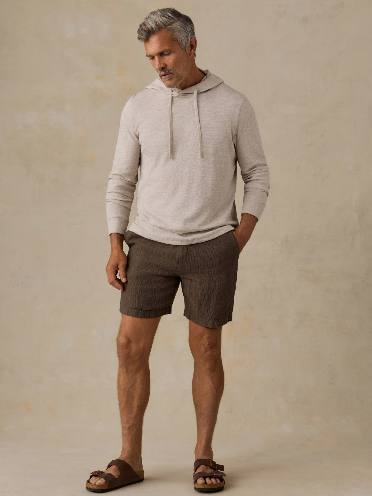 Sunwashed Organic Hoodie - Oat Plains Heather