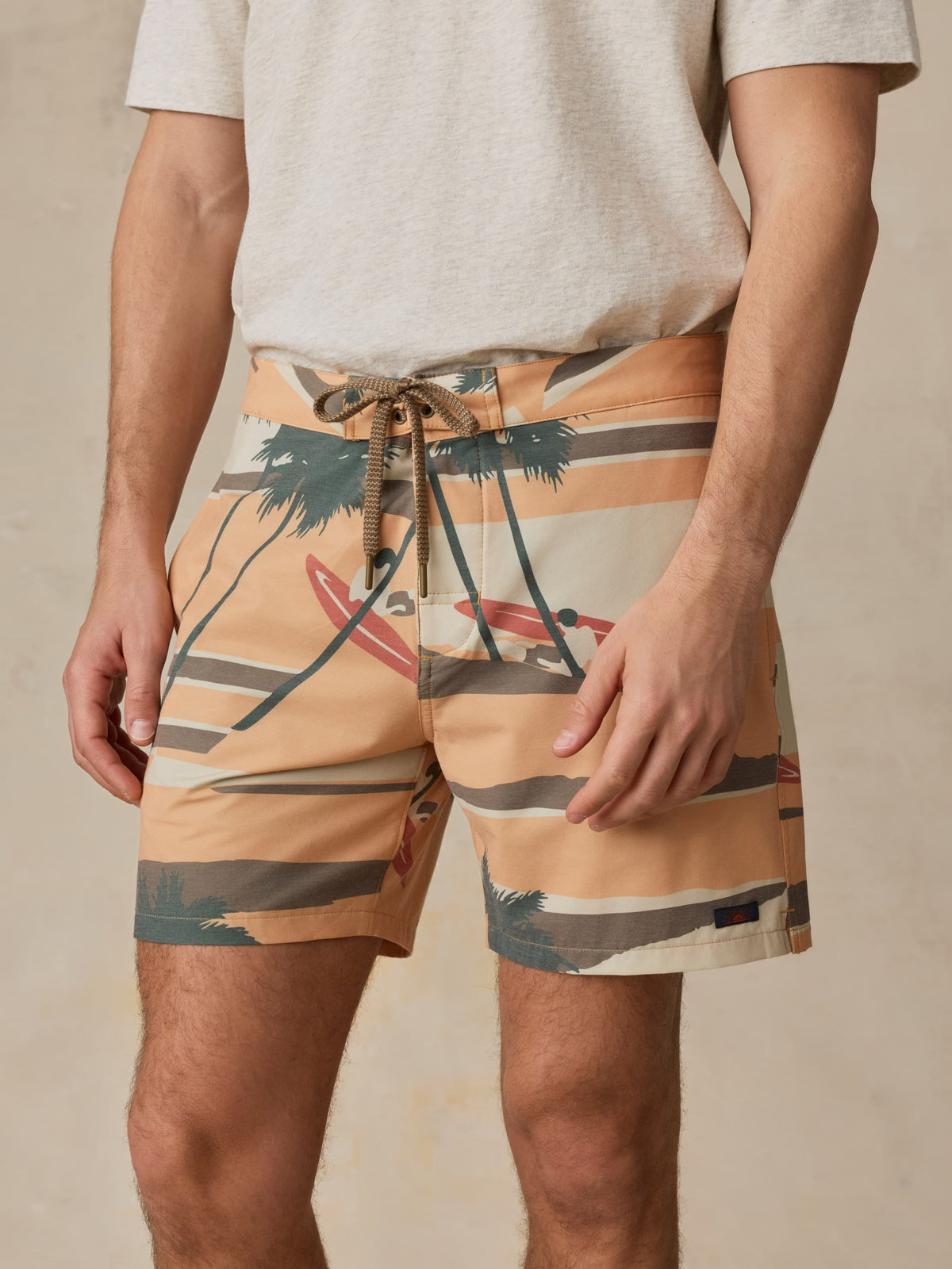 All Day Boardshort - Surf Island Clay