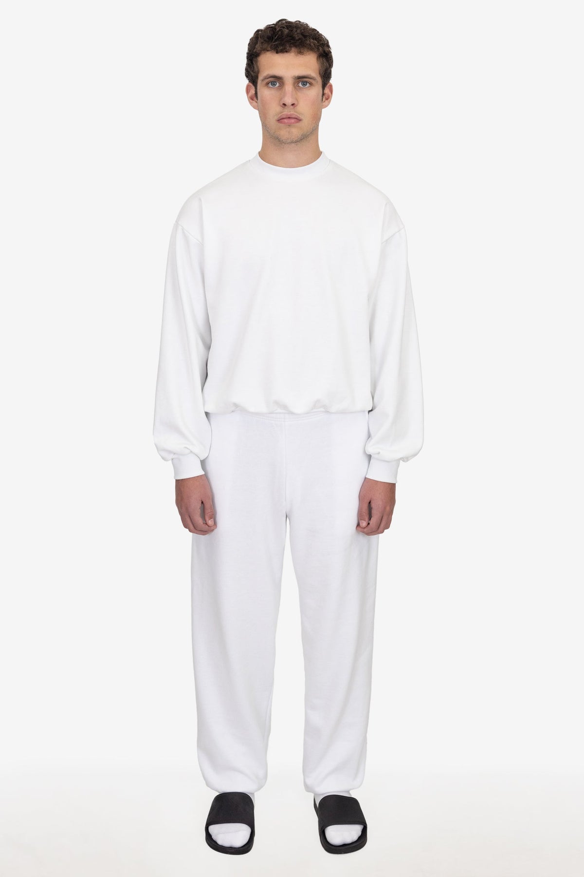 MWF1044 - 10 oz. Mid-Weight Poly Cotton Fleece Wide Sweatpant