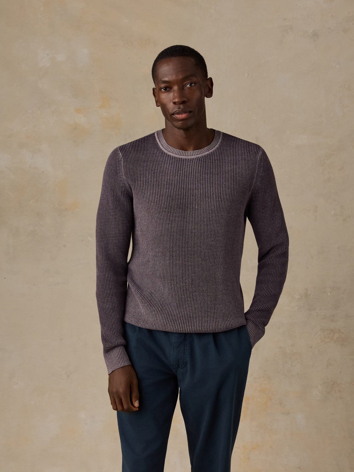 Sunwashed Crewneck Sweater - Lilac Twilight