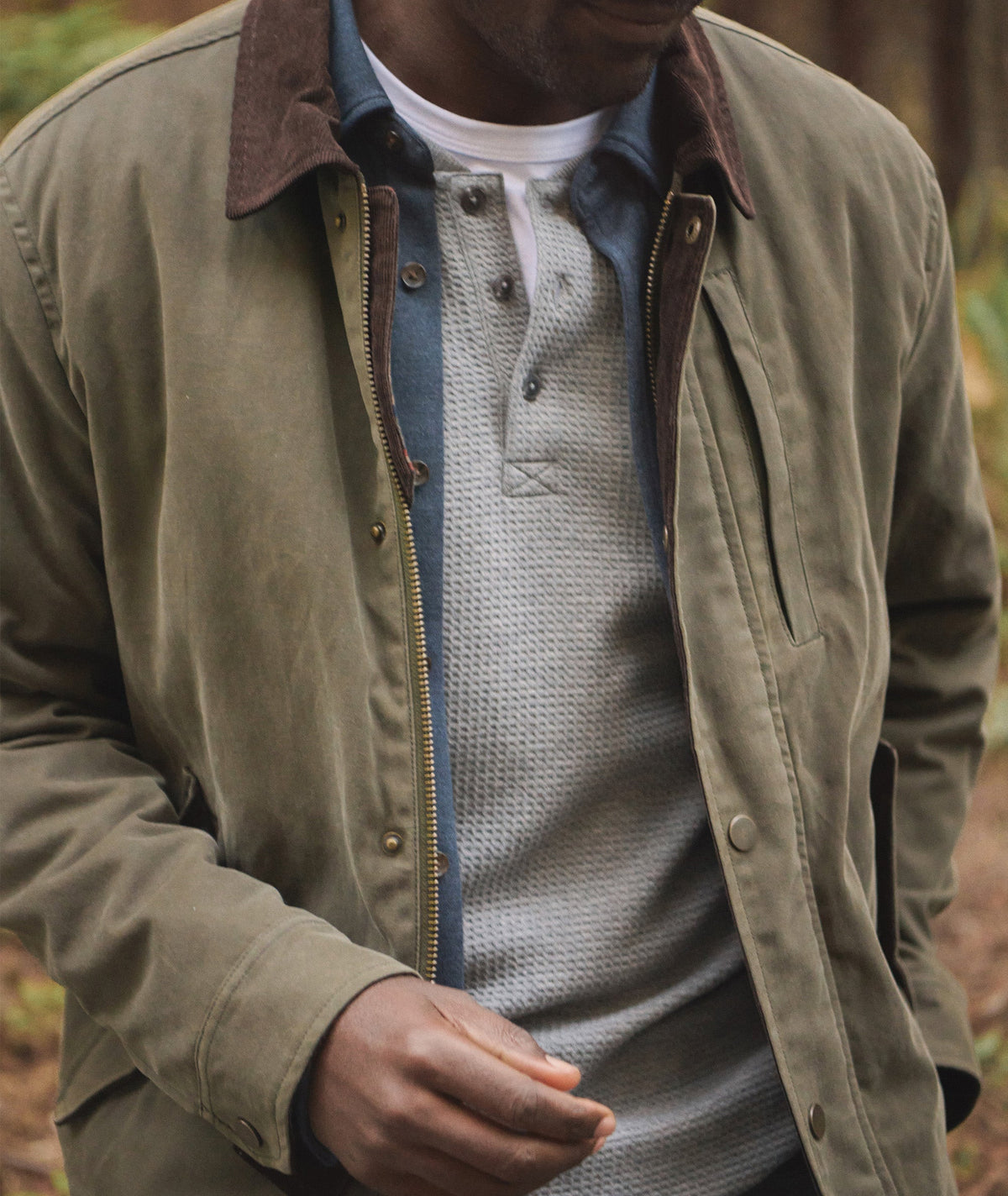 Weston Wax Canvas Barn Jacket