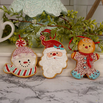 Gingerbread Cookie Ornaments Three Styles