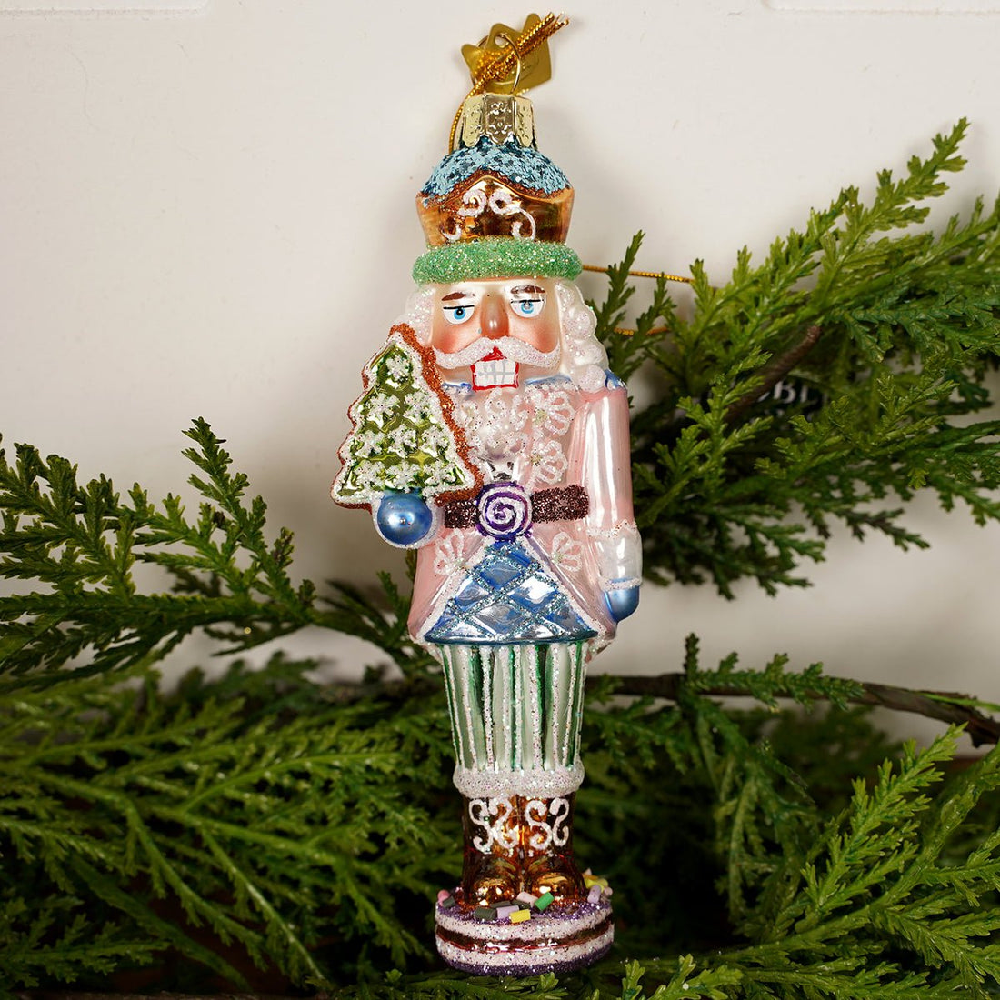 Noble Gems Glass Nutcracker Ornaments