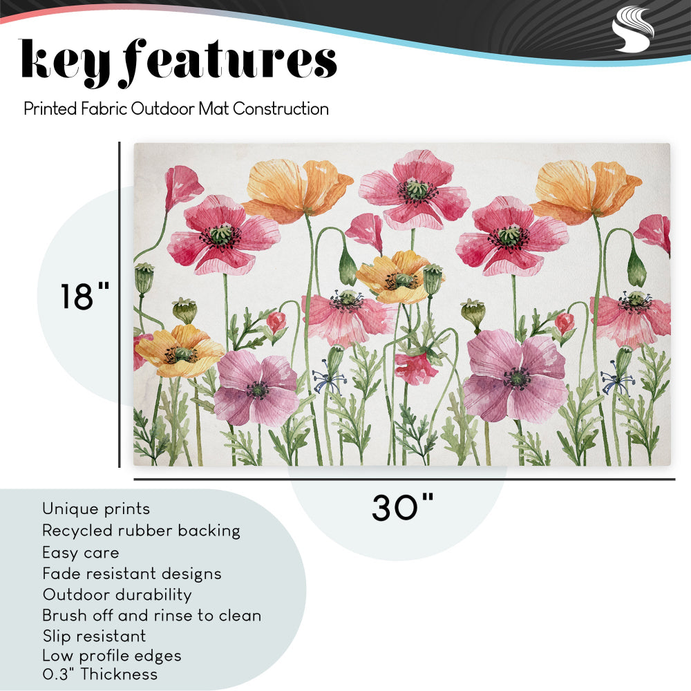 Stupell Studio | Colorful Hope You Like Cats Non-Woven Door Mat