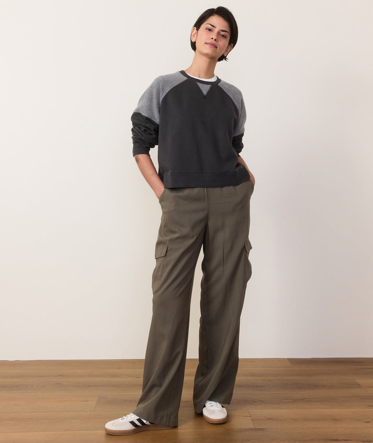 Cloud 9 Fleece Crop Sweatshirt