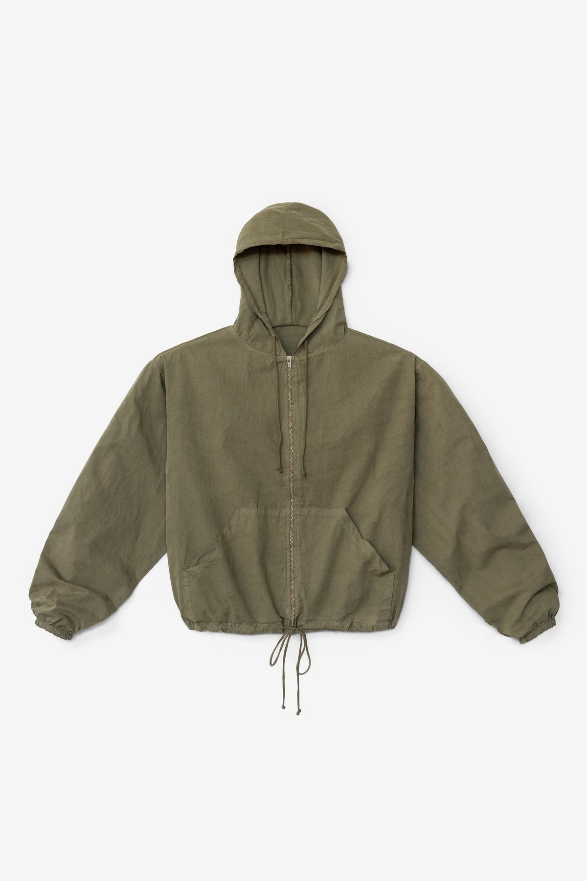 RJC410GD - Cotton Poplin Zip-Up Hooded Jacket