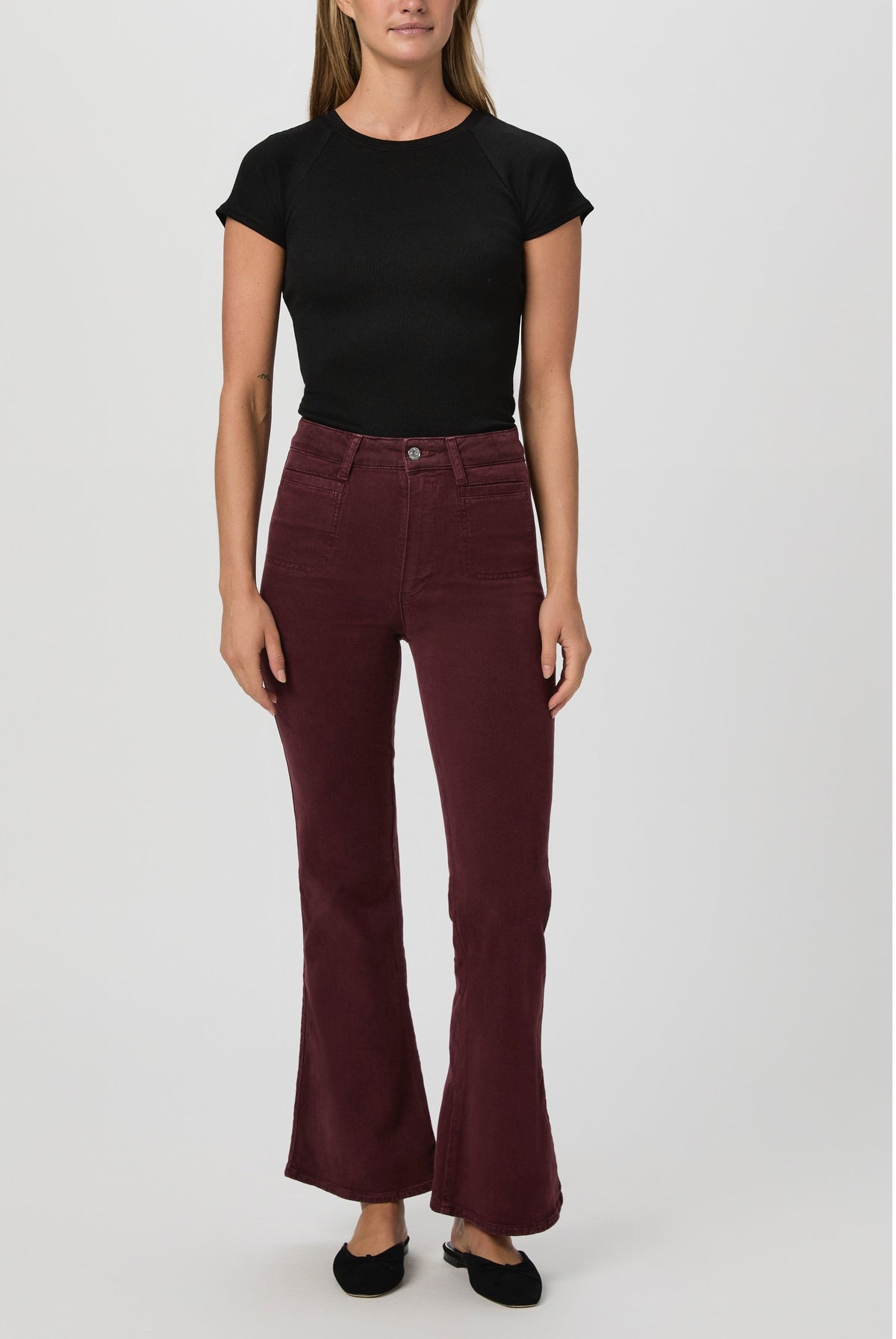 MARLOW SKIMMER WITH WELT STITCH THROUGH POCKETS + CLEAN HEM