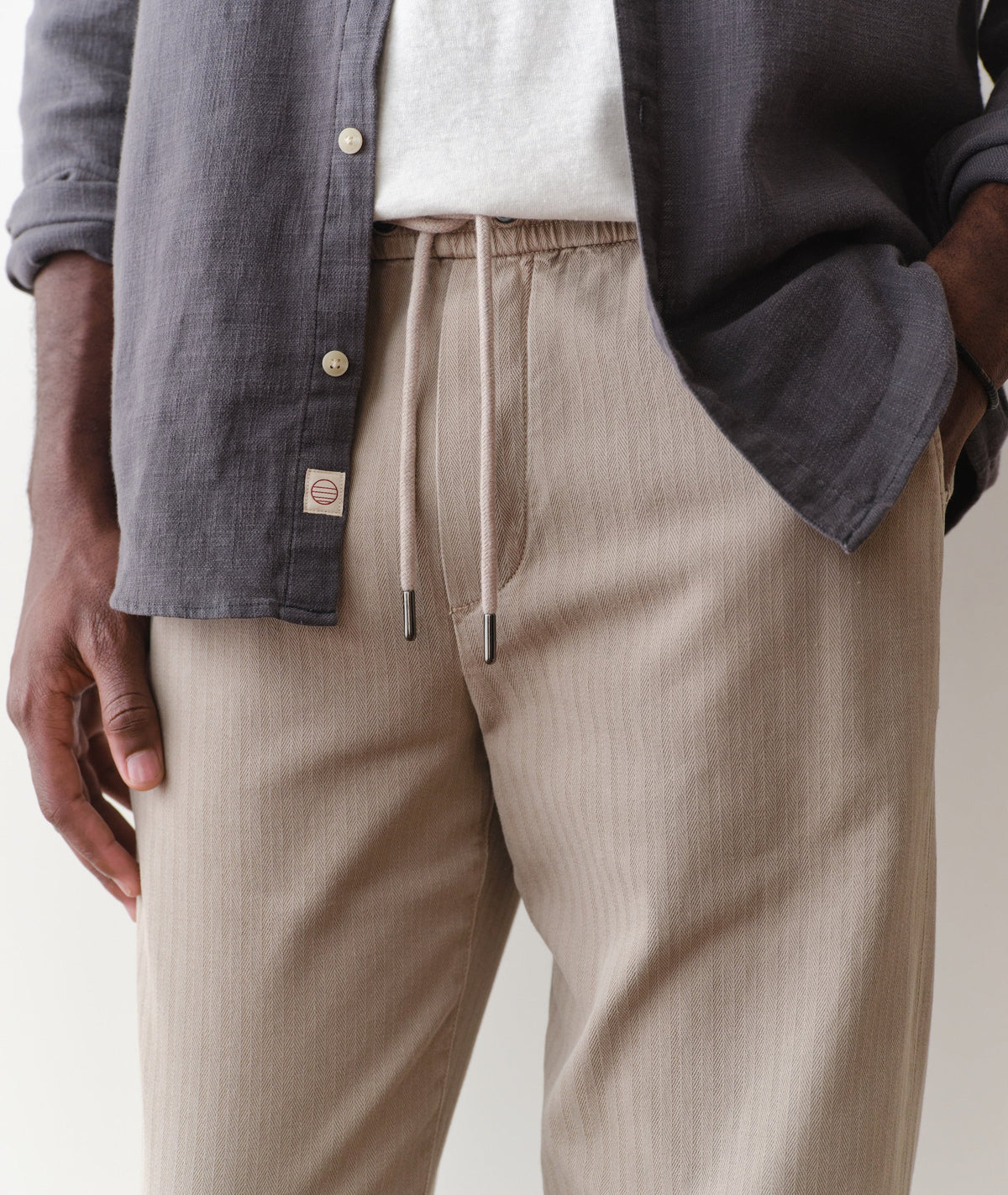 Saturday Herringbone Pant - Relaxed Fit