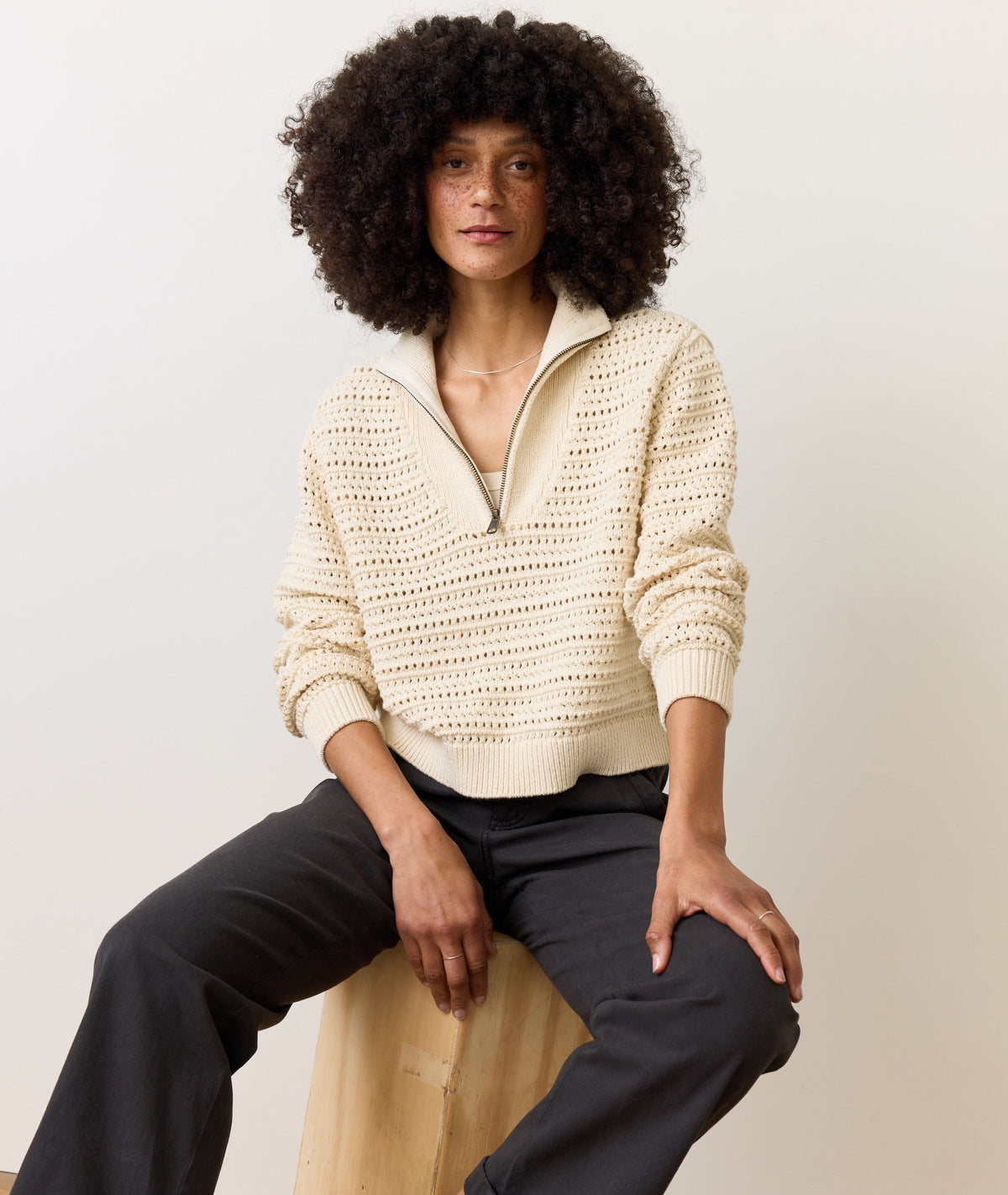 Montecito Quarter Zip Sweater