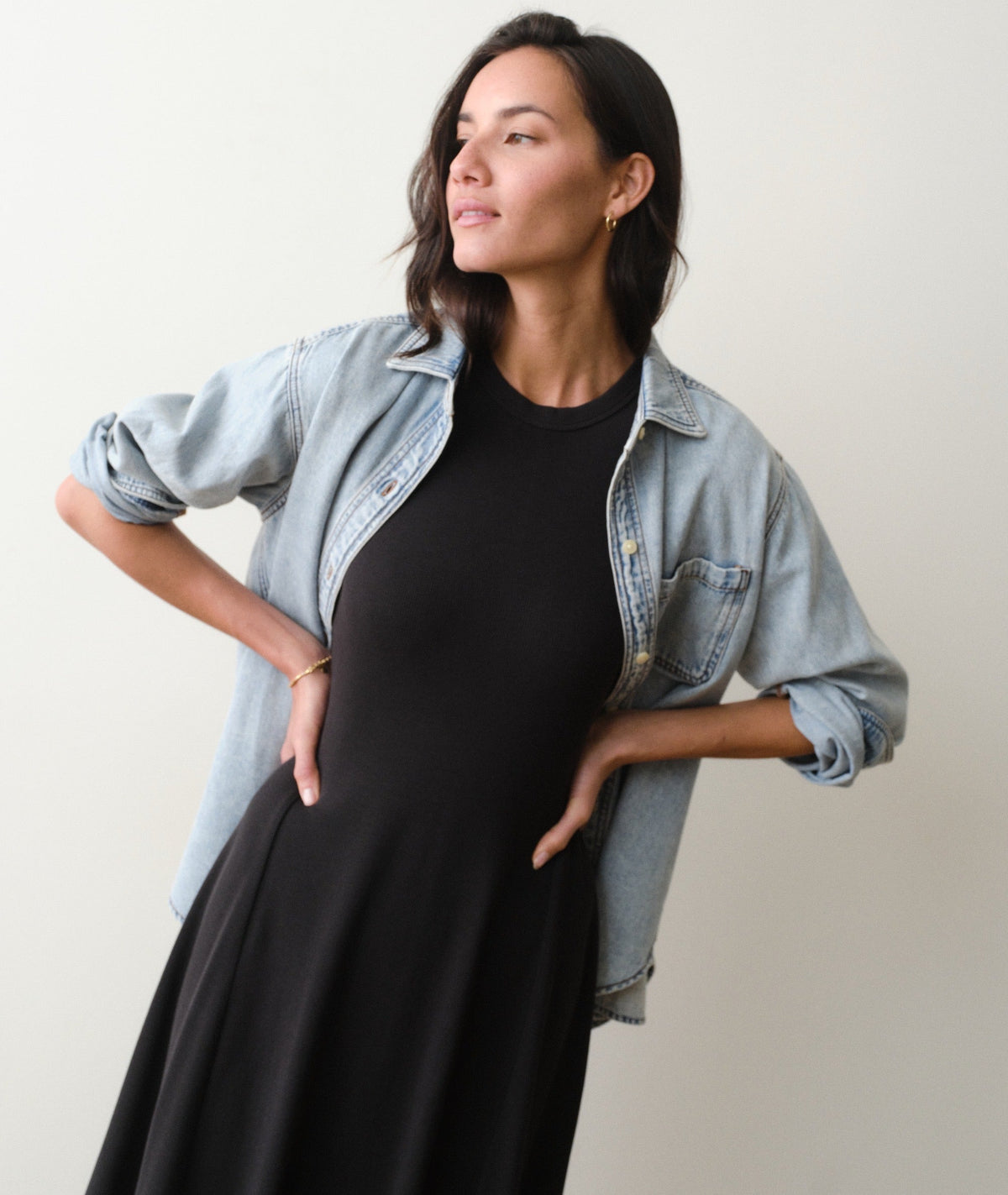 Lexi Short Sleeve Fit & Flare Midi Dress
