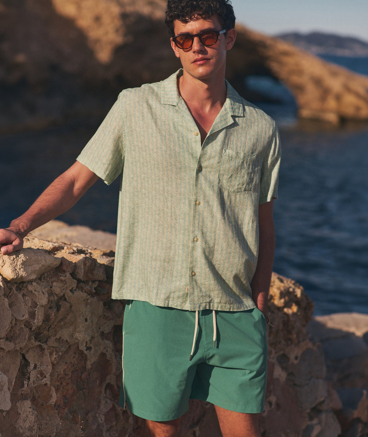 Pablo Tencel Linen Resort Shirt