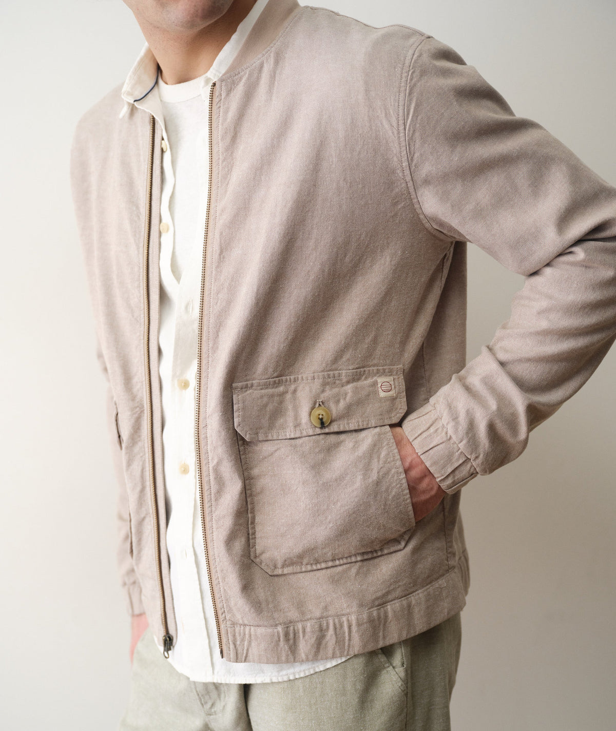 Hemp Bomber Jacket