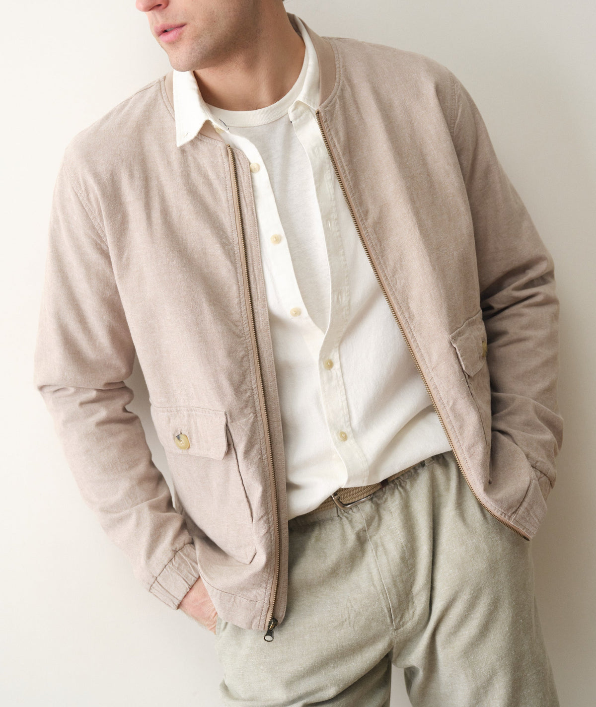 Hemp Bomber Jacket