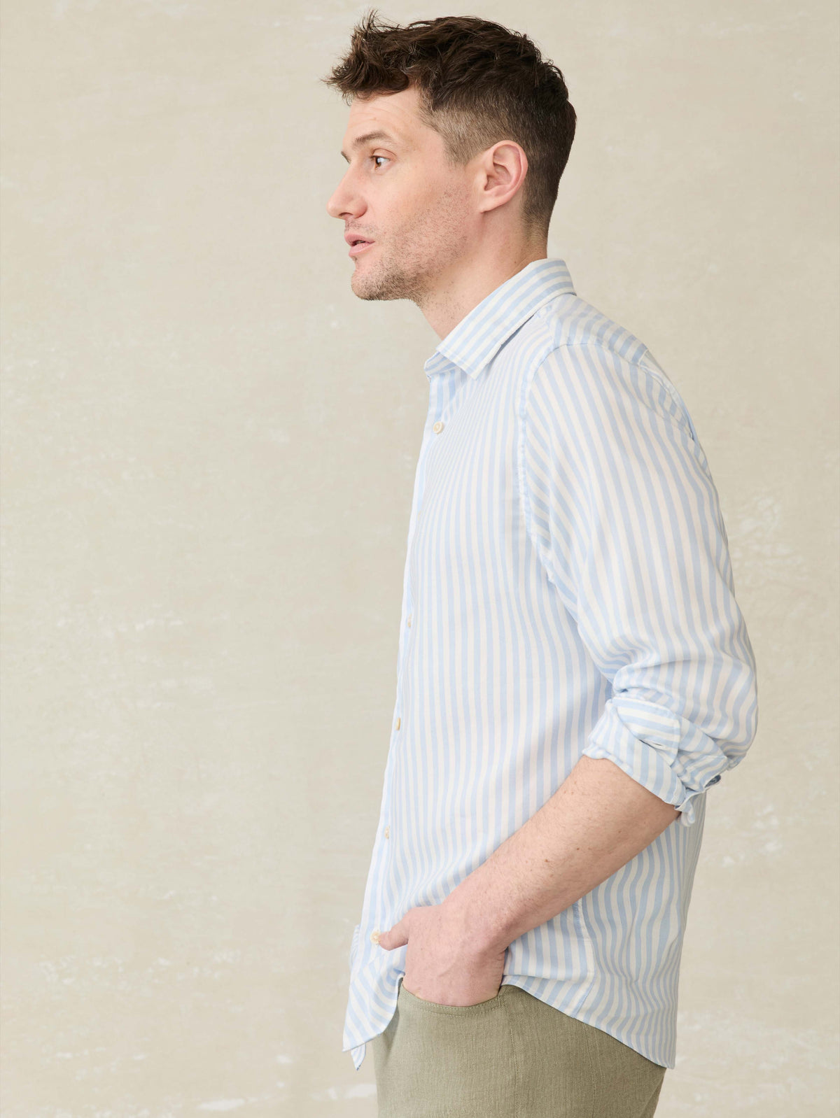 Movement Monterey Shirt - Blue Cape Stripe