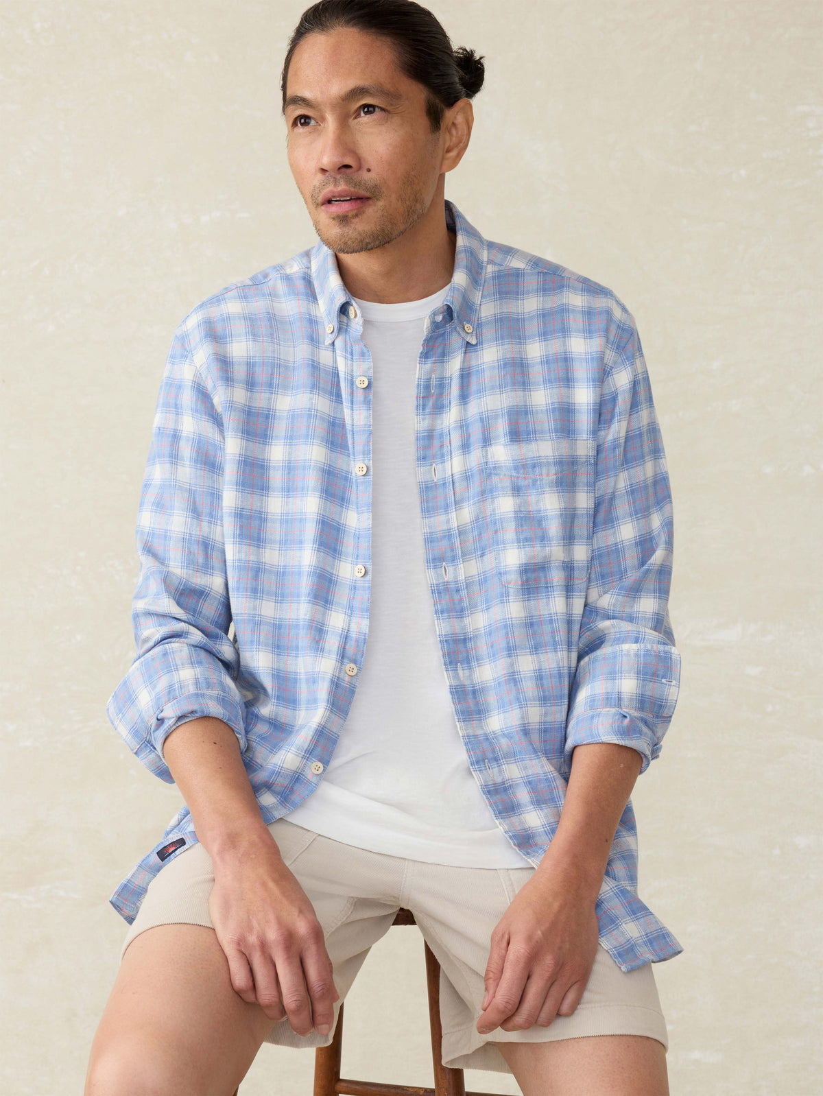 Long-Sleeve Breeze Shirt - Bristol Harbor Plaid