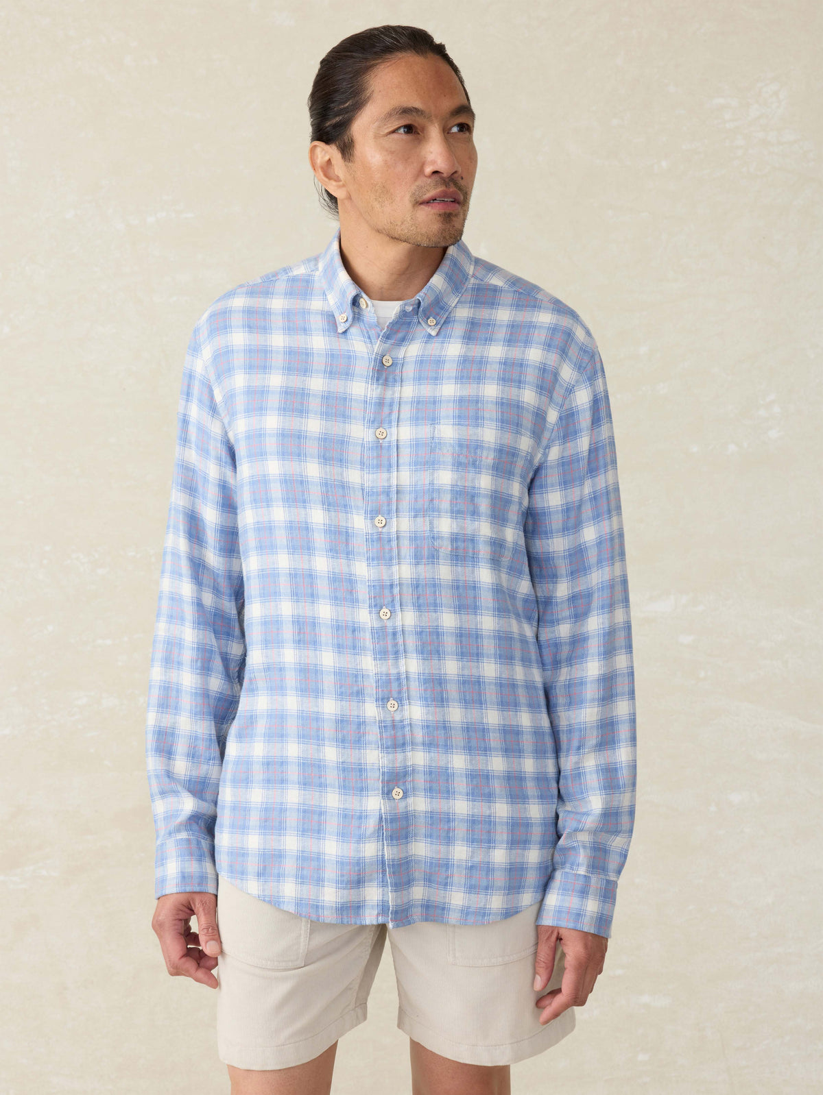 Long-Sleeve Breeze Shirt - Bristol Harbor Plaid