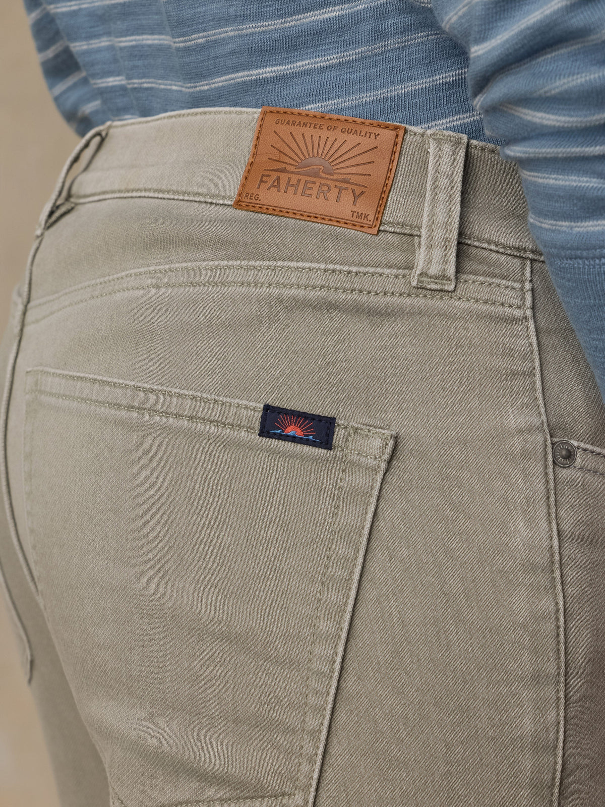 Stretch Terry 5-Pocket Pant - Coastal Sage