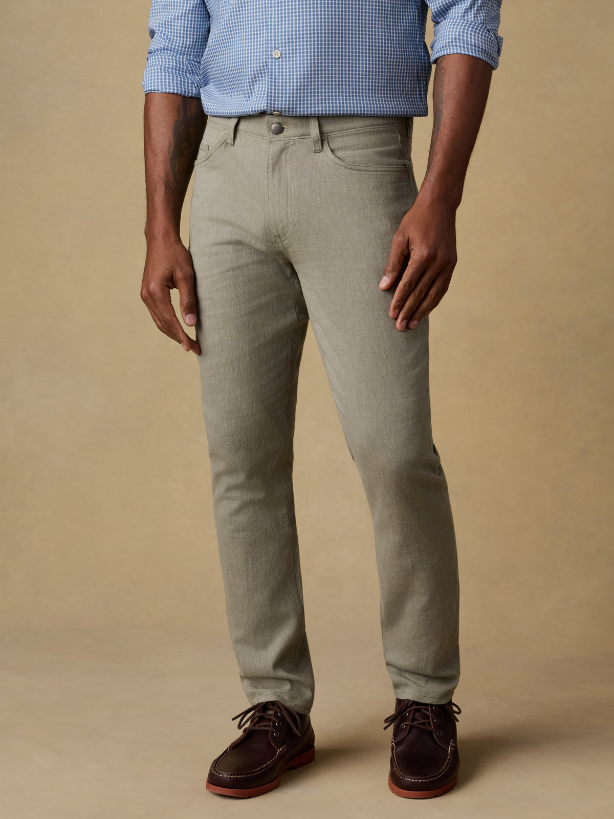 Movement Linen 5-Pocket Pant - Sage Cliff