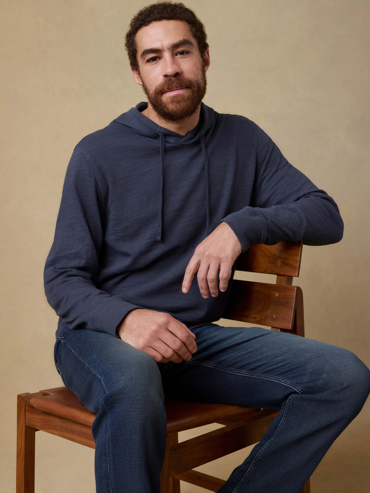 Sunwashed Organic Hoodie - Blue Nights